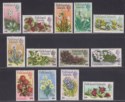 Falkland Islands 1971 QEII Flowers Surcharge Set Mint SG263-275 cat £25