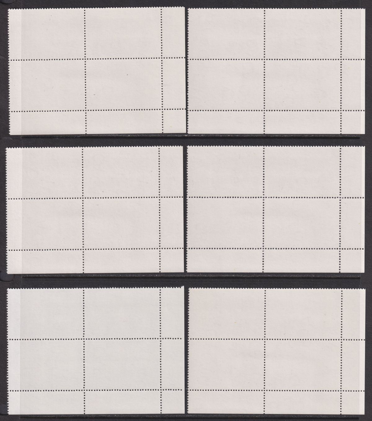 Falkland Islands 1980 Mail Ships Part Set Plate Blocks of 4 UM Mint - Reprints