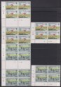 Falkland Islands 1979 QEII Centenary of UPU Membership Block Sets Mint SG368-370