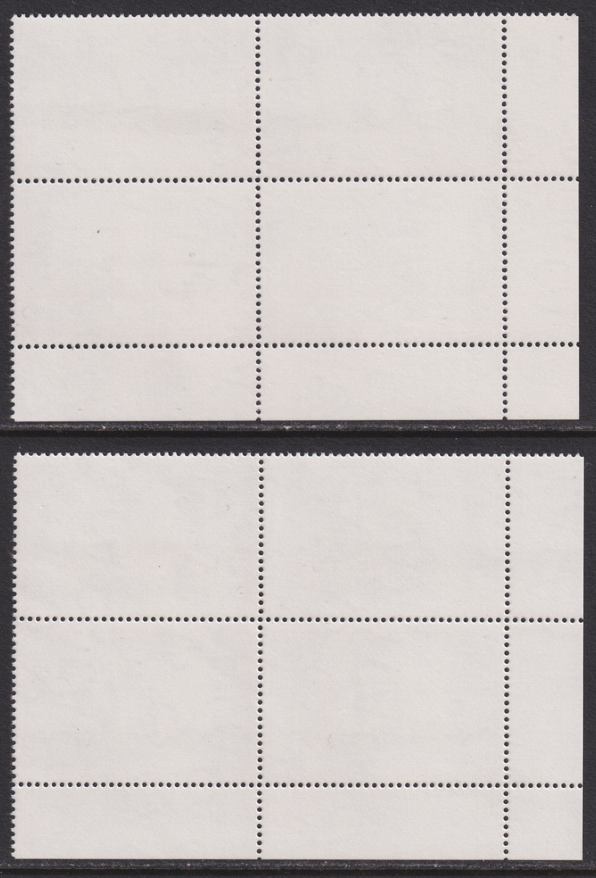 Falkland Islands 1982 QEII Commonwealth Games Opt Plate Blocks Mint SG431-432