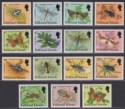 Falkland Islands 1984 QEII Insects and Spiders Set UM Mint SG469A-483A cat £9
