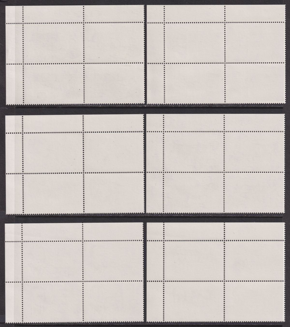 Falkland Islands 1994 QEII 150th Anniv of Stanley Plate Block Set Mint SG713-718