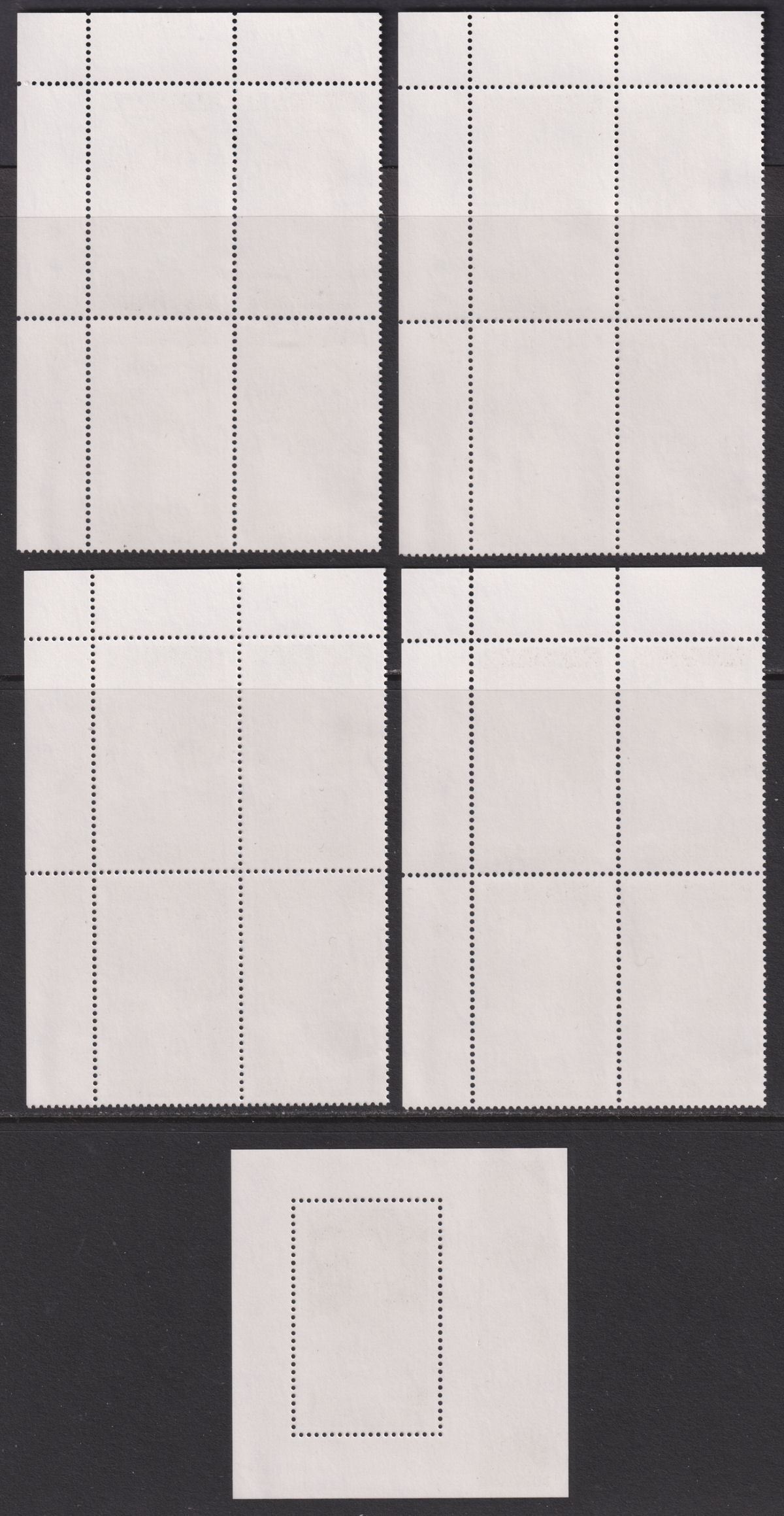 Falkland Islands 1996 QEII 70th Birthday Block Set + MS Mint SG761-MS765 cat £19