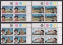 Falkland Islands 1996 QEII Princess Anne Royal Visit Block Set UM Mint SG757-760