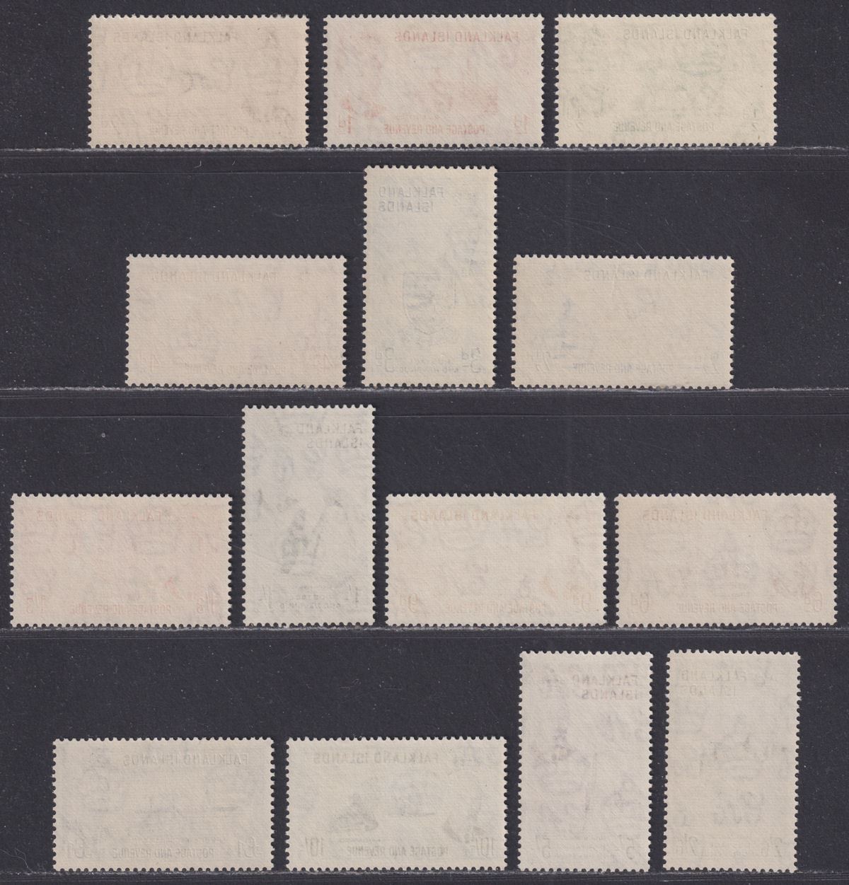 Falkland Islands 1952 King George VI Set Mint SG172-185 cat £190