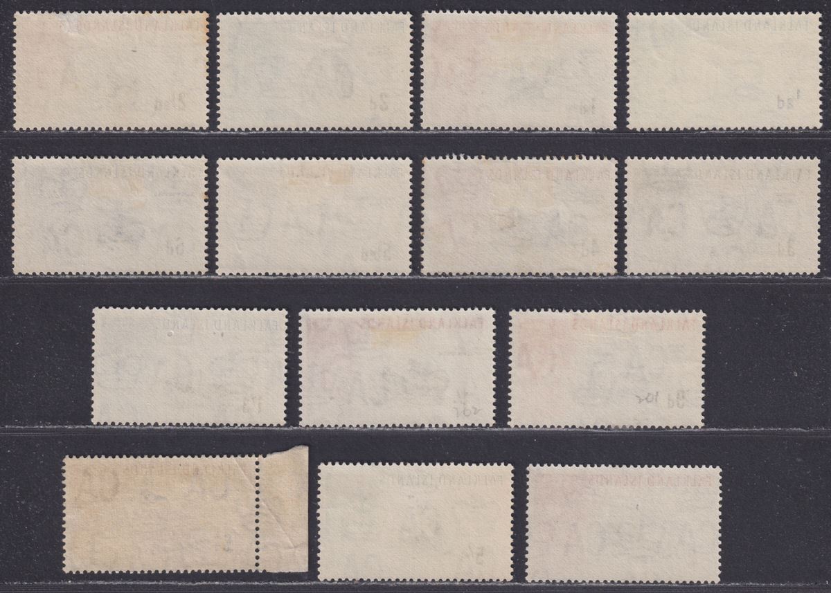 Falkland Islands 1960 QEII Birds Part Set to £1 Mint - FAULTS