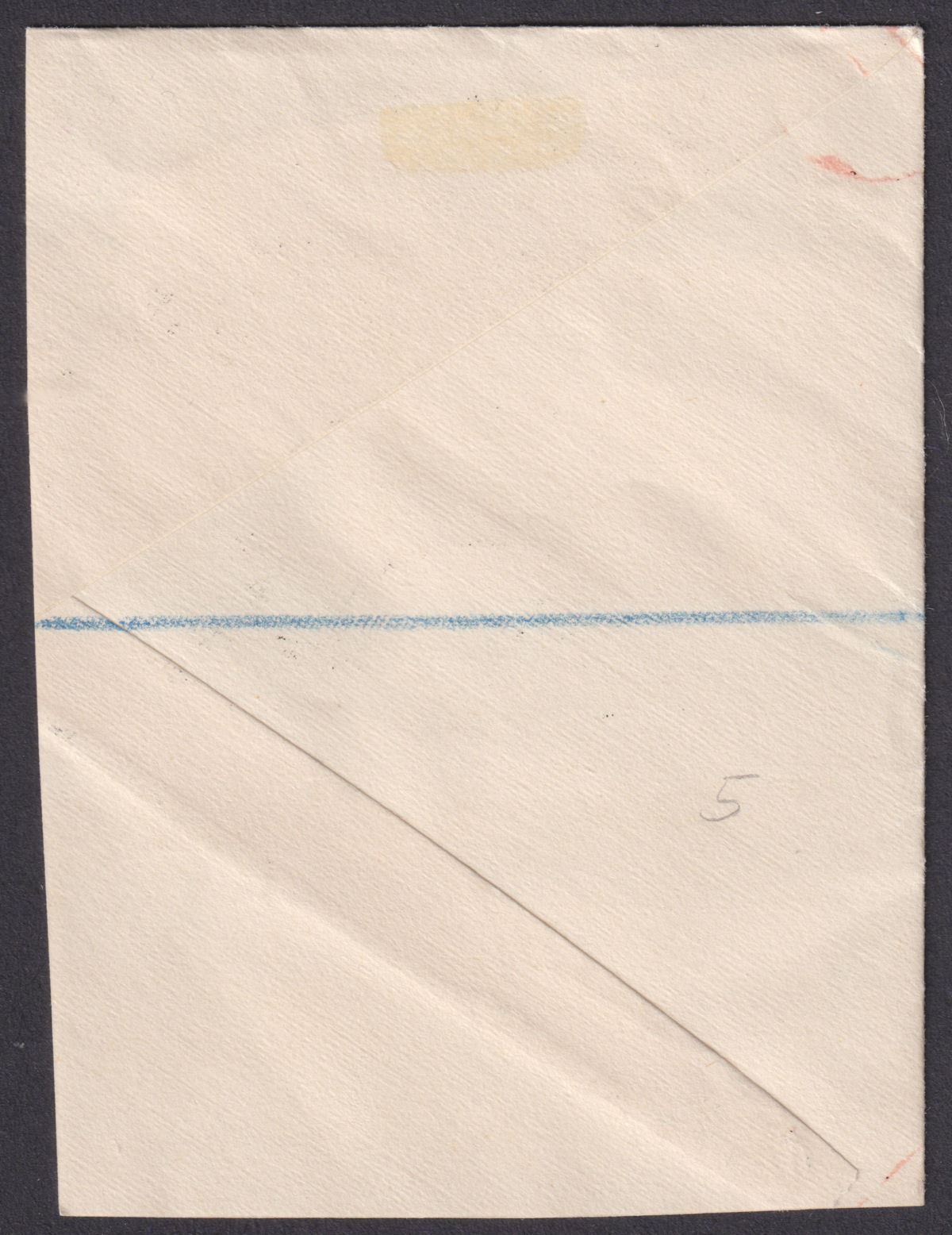 Falkland Islands 1938 KGVI 2½d Used Registered Piece with Fox Bay Postmark