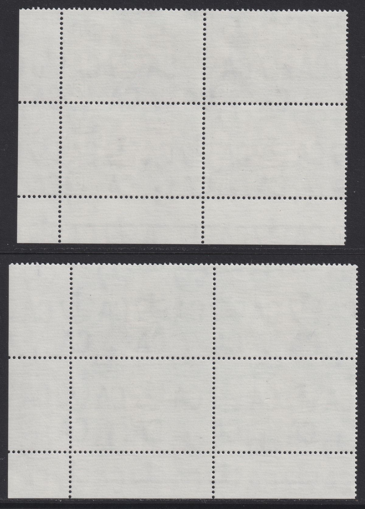 Falkland Islands 1974 Churchill 16p, 20p Plate No Blocks of 4 UM Mint SG304-305