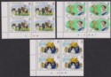 Falkland Islands 1977 QEII Silver Jubilee Plate Block Set UM Mint SG325-327
