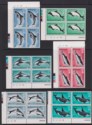 Falkland islands 1980 QEII Dolphins and Porpoises Block Set UM Mint SG371-376