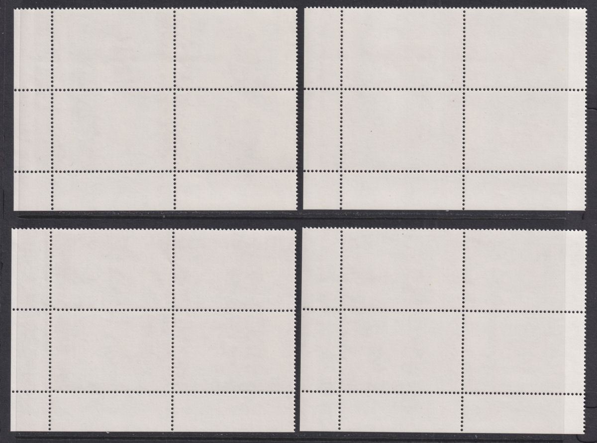 Falkland Islands 1982 Anniv Charles Darwin Voyage Plate Block Set Mint SG422-424