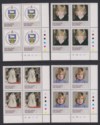 Falkland Islands 1982 21st Birthday Princess of Wales Block Set Mint SG426-429