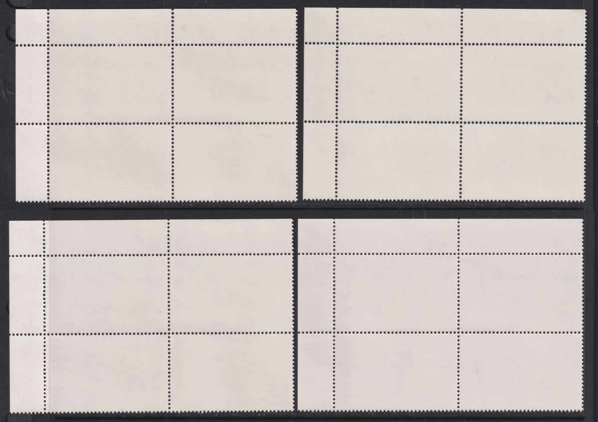 Falkland Islands 1992 First Sighting Plate Block Set UM Mint SG661-664