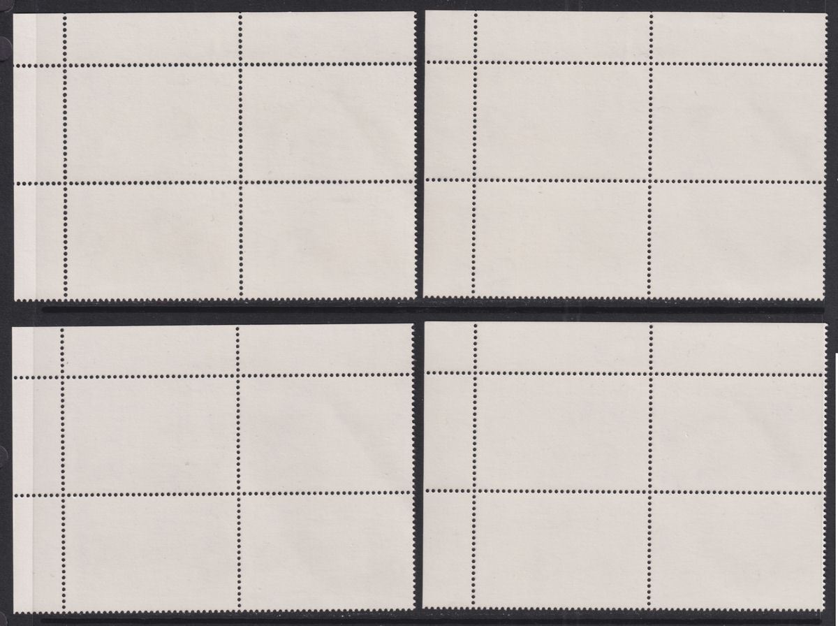 Falkland Islands 1993 QEII Tourism  Plate Block Set UM Mint SG687-690