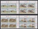 Falkland Islands 1994 QEII Missionary Society Block Set UM Mint SG723-726