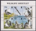 Falkland Islands 1995 Wildlife Sheetlet Used SG746a cat £15
