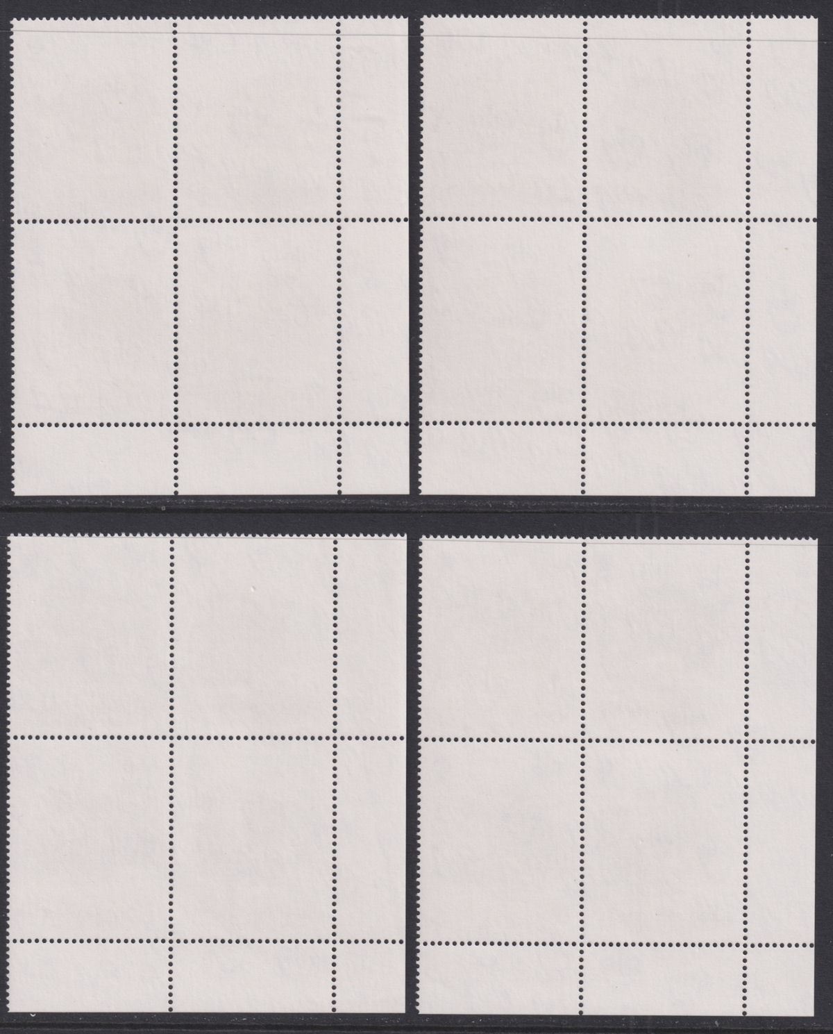 Falkland Islands 1998 QEII Fire Service Plate Block Set Mint SG799-802 cat £72