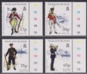 Falkland Islands 1998 QEII Royal Marine Uniforms Set UM Mint SG825-828 cat £16