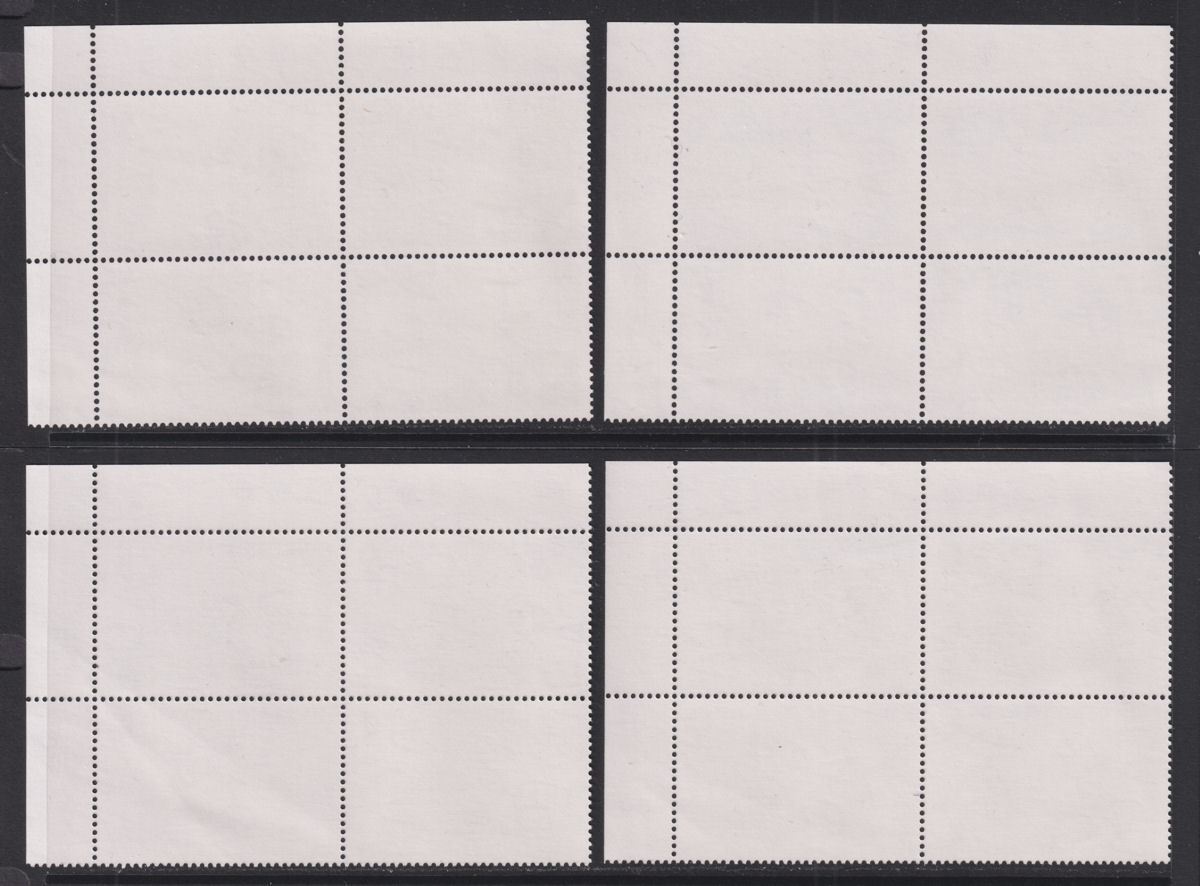 Falkland Islands 1999 California Goldrush Plate Block Set Mint SG854-857 cat £80