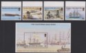 Falkland Islands 1999 QEII California Goldrush Set + MS Mint SG854-MS858 cat £38