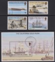 Falkland Islands 1999 QEII California Goldrush Set + MS Used SG854-MS858 cat £33