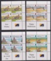 Falkland Islands 1999 QEII New Millennium Set Block Set Mint SG859-864 cat £88