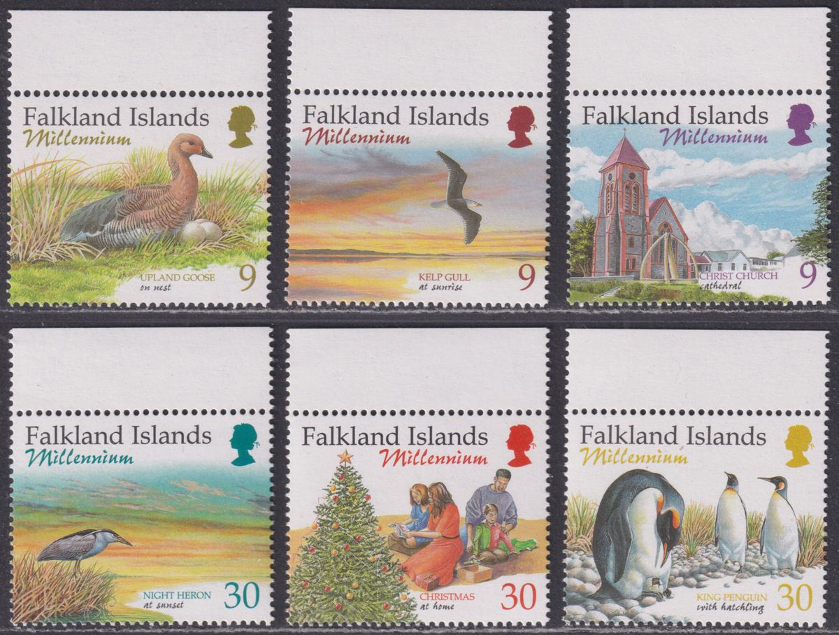 Falkland Islands 1999 QEII New Millennium Set UM Mint SG859-864 cat £22