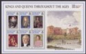 Falkland Islands 2000 QEII Stamp Show Kings + Queens Sheet Mint SG870a cat £16