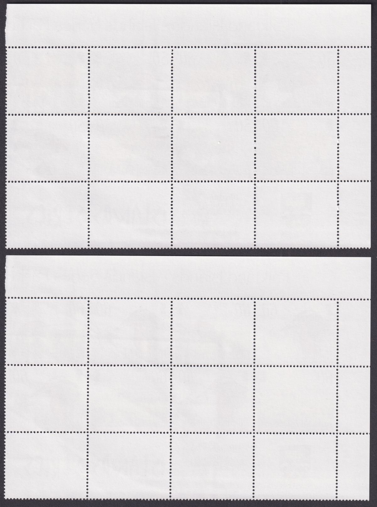 Falkland Islands 2006 QEII Bleaker Island Mint Block Set Mint SG1050a-1052a c£58