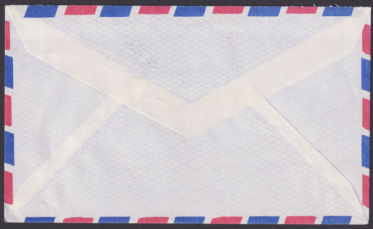 Falkland Islands 1957 QEII 6d x2 Used on Cover to UK with FOX BAY Postmark