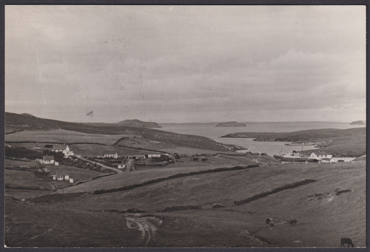 Falkland Islands 1972 QEII 1½p, 1p Postcard to UK w STANLEY TEMP AERODROME Pmk