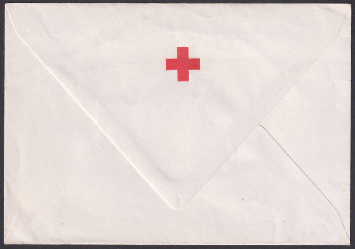 Falkland Islands 1972 Unstamped Local British Red Cross Society Cover Used
