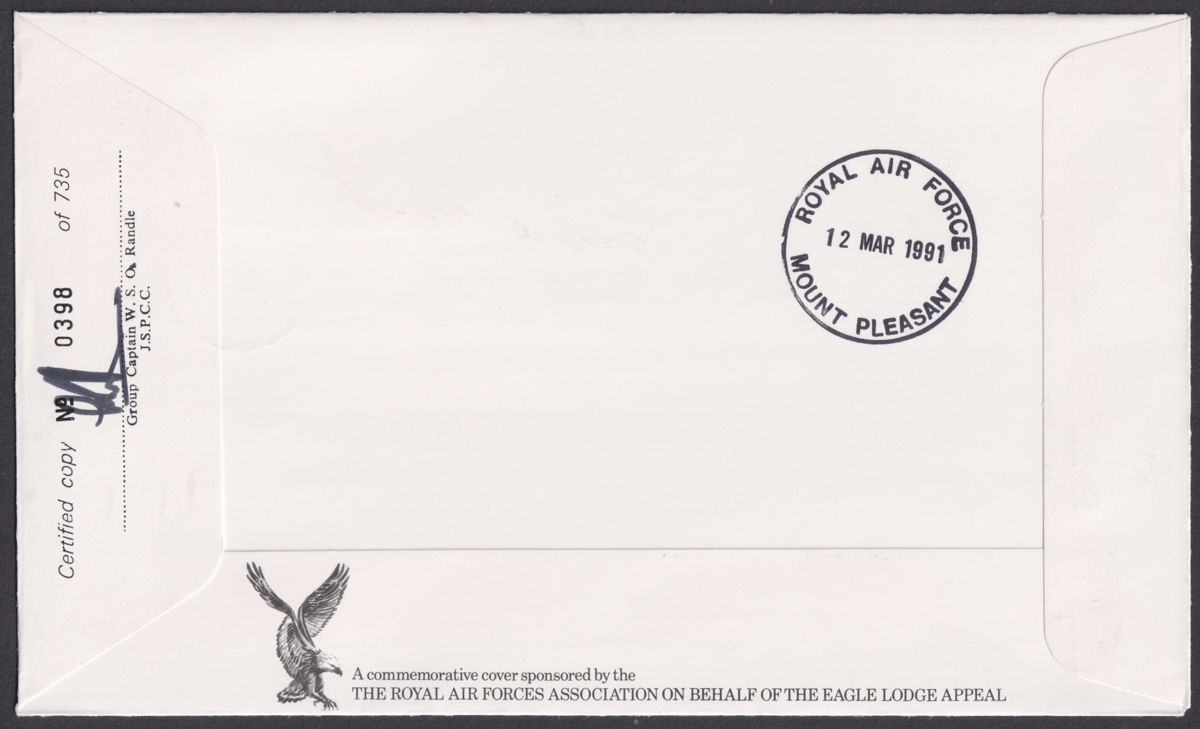 Falkland Islands 1991 Royal Visit HRH Duke of Edinburgh Commem Signed Covers