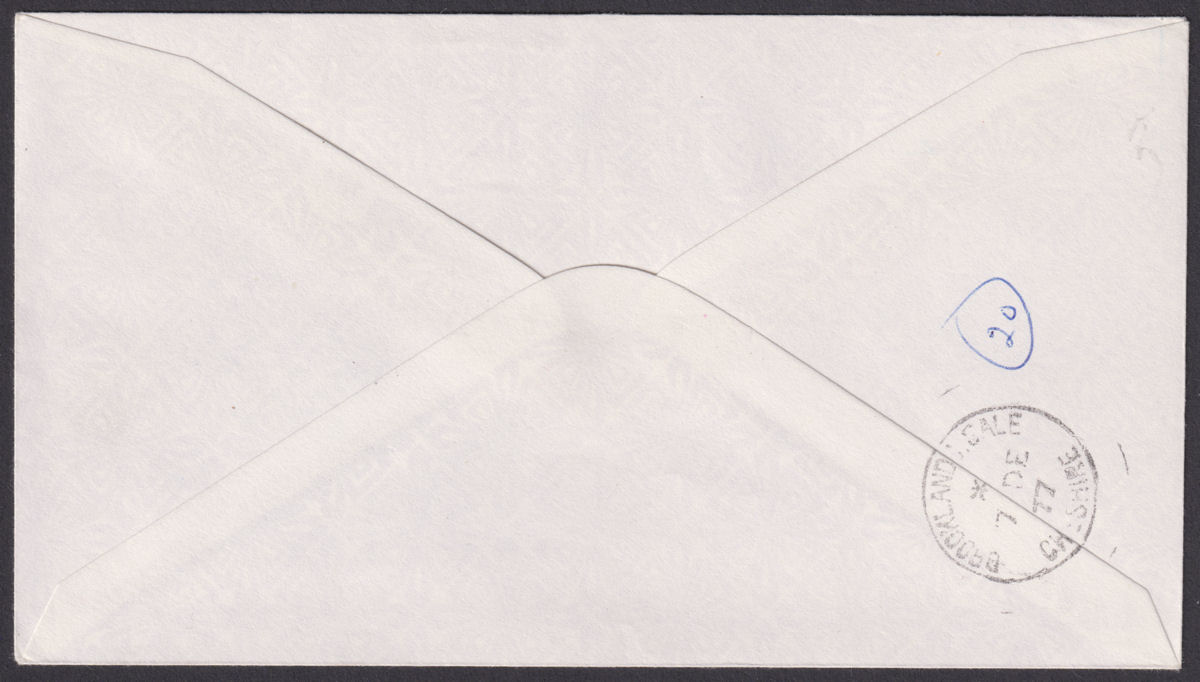 Falkland Islands 1977 QEII Jubilee Pembroke First Flight Regd First Day Cover