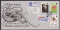 Falkland Islands 1994 QEII Marine Life Regd First Day Covers - Port Stanley