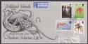 Falkland Islands 1994 QEII Marine Life Regd First Day Covers - Mount Pleasant