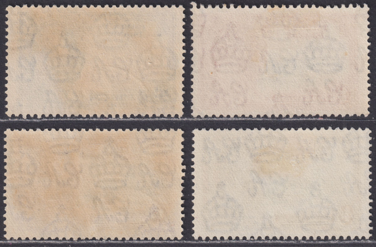 Falkland Islands 1935 KGV Silver Jubilee Set Used SOUTH GEORGIA + 1d FOX-BAY