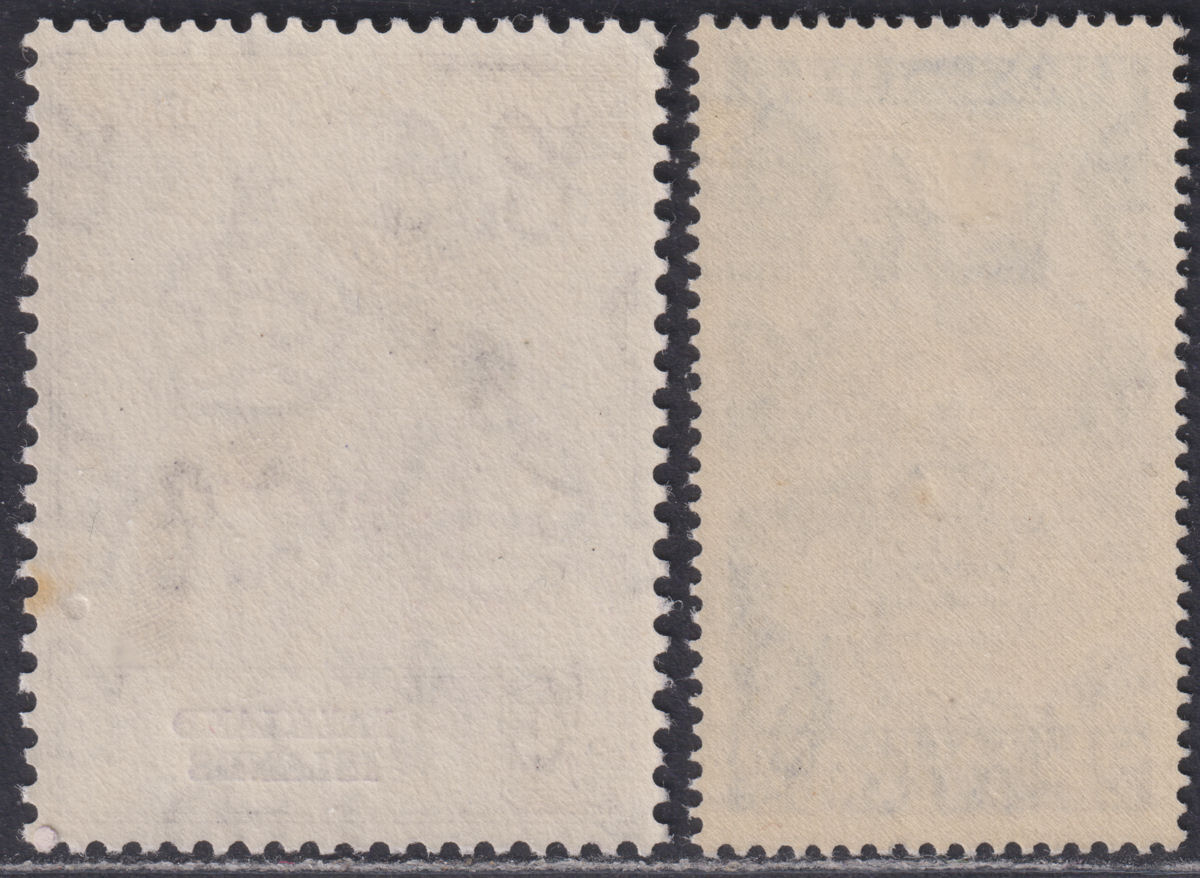 Falkland Islands 1948 KGVI Royal Silver Wedding 2½d £1 Mint SG166-167 cat £90