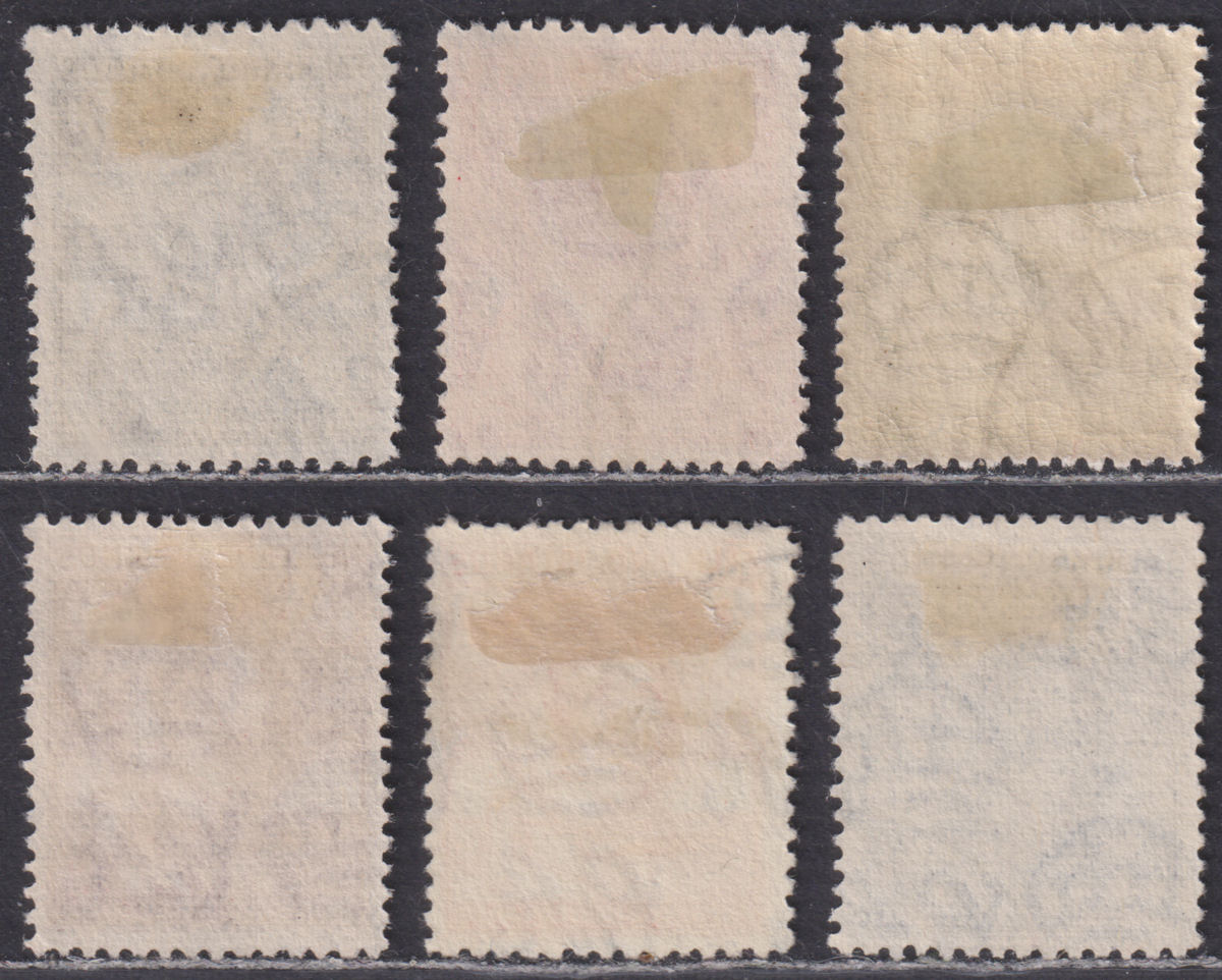 Falkland Islands 1929-37 KGV Fin Whale and Penguins Set to 6d Used SG116-121