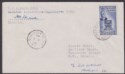 Falkland Islands 1956 KGVI 3d Used on Cover to Canada - HMS PROTECTOR (Signed)
