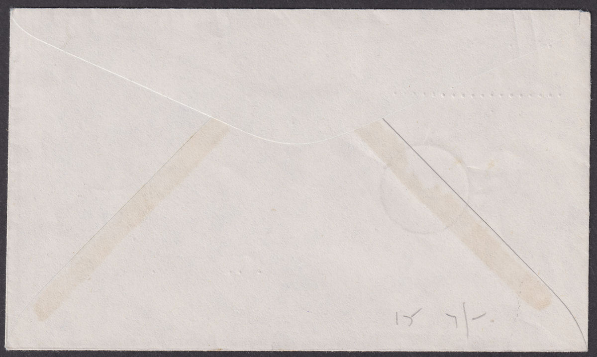Falkland Islands 1956 KGVI 3d Used on Cover to Canada - HMS PROTECTOR (Signed)