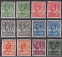 Falkland Islands 1929-37 KGV Fin Whale and Penguins Set to 1sh Mint SG116-122