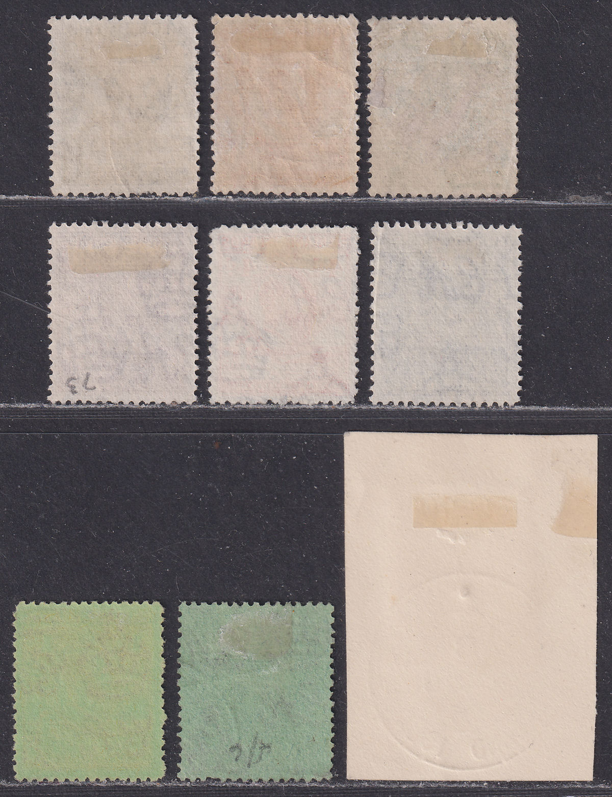 Falkland Islands 1929 KGV Fin Whale and Penguins Set to 1sh Used SG116-122