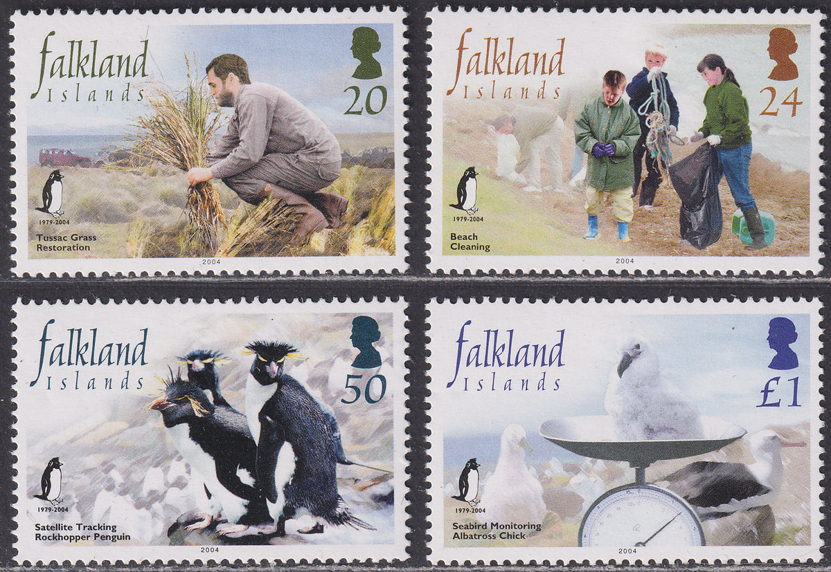 Falkland Islands 2004 Wildlife Conservation Set Mint SG985-988 cat £16