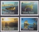 Click for more photos and details Falkland Islands 2008 QEII Islands Stacks + Bluffs UM Mint Set SG1112-1115 c £8