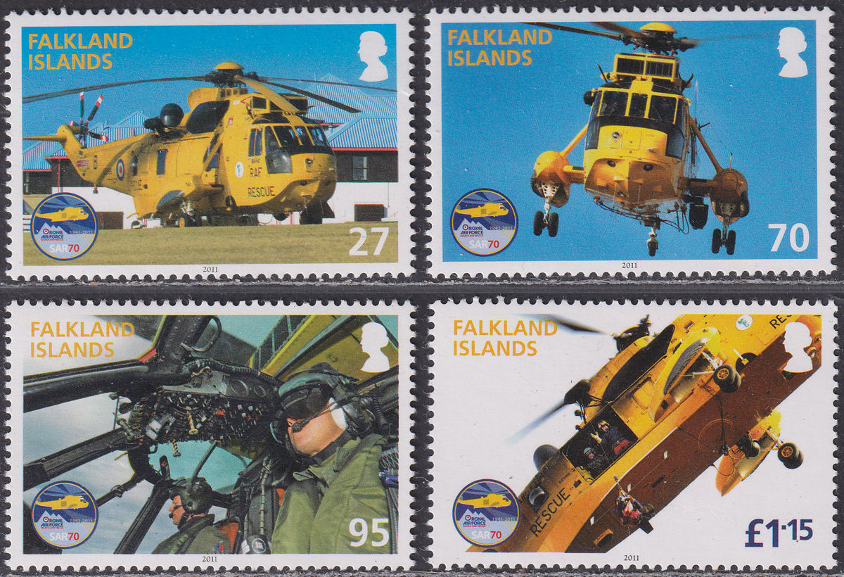 Falkland Islands 2011 70th Anniv of Royal Air Force Mint Set SG1185-1188 cat £14