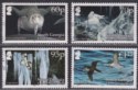 Click for more photos and details South Georgia + Sth Sandwich Is 2011 Birds - Petrels Set Used SG533-536 cat £10