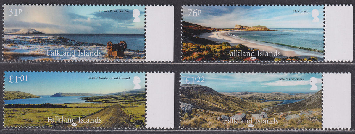 Falkland Islands 2018 QEII Landscapes Set UM Mint SG1422-1425