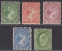 Falkland Islands 1891-1904 QV-KEVII Selection to 2½d Mostly Mint