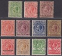Falkland Islands 1912-29 King George V Selection to 1sh Mint